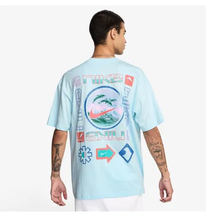 Футболка мужская Nike U Nsw Tee M90 Oc Brandrif Lbr Light Blue HJ0762-474