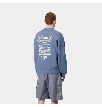 Світшот чоловічий Carhartt WIP Catalogue Light Blue I034729.2X7XX