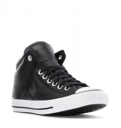 Кеды мужские Converse Chuck Taylor High Street Mid Leather Black 149426C