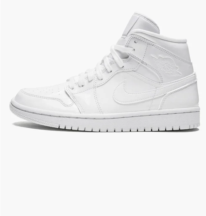 Кроссовки женские Air Jordan Wmns 1 Mid White BQ6472-111