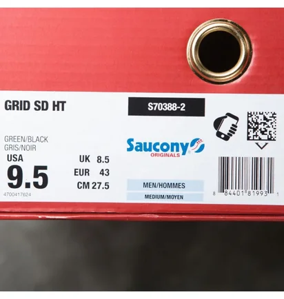 Кроссовки мужские Saucony Grid Sd Ht Green/Black S70388-2