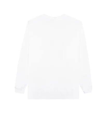 Лонгслив унисекс Pleasures Gossip White P21SP048-WHITE