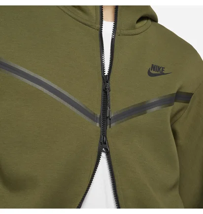 Толстовка чоловіча Nike Sportswear Tech Fleece Olive CU4489-326