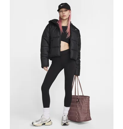 Пуховик жіночий Nike Therma-Fit Sportswear Classic Puffer Black FZ5899-010