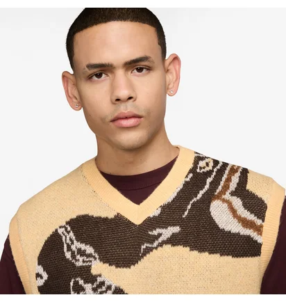 Жилетка чоловіча Nike Sb Sweater Sleeveless Jumper Beige/Brown FV7391-202