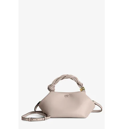 Сумка жіноча GANNI Light Grey Small Bou Bag Grey A524587300