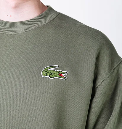 Свитшот мужской Lacoste Regular Fit Green AH1985BMY