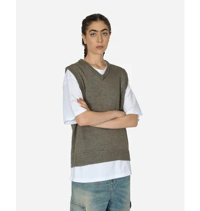 Жилетка унисекс Stussy Loose Knit Linen Vest Grey 117234-1015