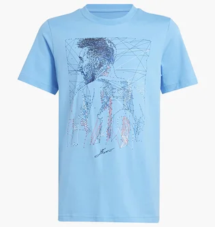 Футболка детская Adidas Messi Light Blue IW0184