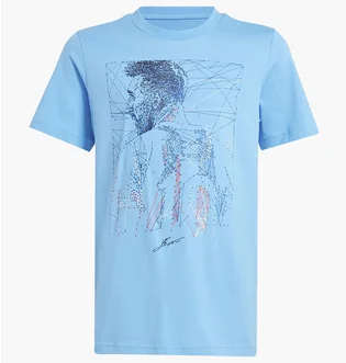 Футболка детская Adidas Messi Light Blue IW0184
