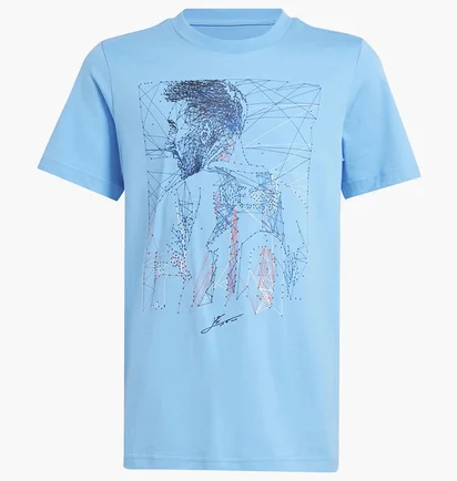 Футболка дитяча Adidas Messi Light Blue IW0184
