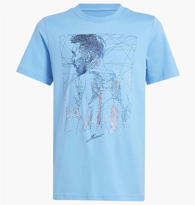 Футболка дитяча Adidas Messi Light Blue IW0184