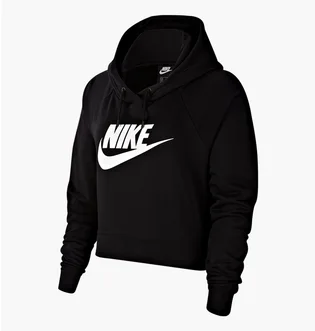 Худи женское Nike W Nsw Essntl Flc Gx Crop Hdy Black CJ6327-010