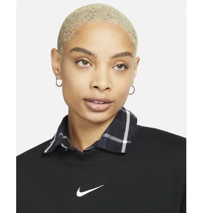 Світшот жіночий Nike Sportswear Phoenix Fleece Crewneck Sweatshirt Black Dq5751-010