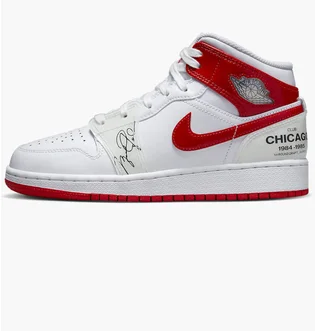 Кросівки дитячі Air Jordan 1 Mid Gs White DR6496-116