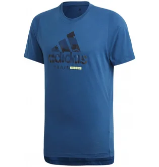Футболка мужская Adidas Freelift Tee Logo T-Shirt 497 S Blue DV2497