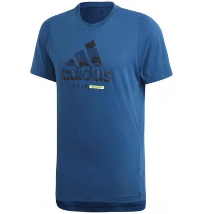 Футболка чоловіча Adidas Freelift Tee Logo T-Shirt 497 S Blue DV2497