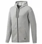 Толстовка мужская Reebok Workout Ready Full-Zip Fleece Grey EC0897