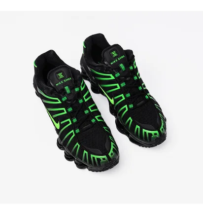 Кроссовки мужские Nike Shox Tl Black/Green AV3595-012