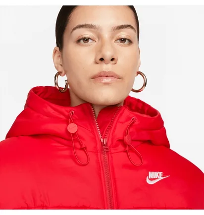 Пуховик женский Nike Sportswear Essential Therma Fit Classic Puffer University Red FB7672-677