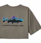 Футболка мужская Patagonia Home Water Trout Organic T-Shirt Grey 37547GDNG