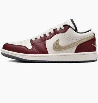 Кросівки жіночі Air Jordan 1 Low Se Lunar New Year Shoes Beige/Bordo FJ5735-100