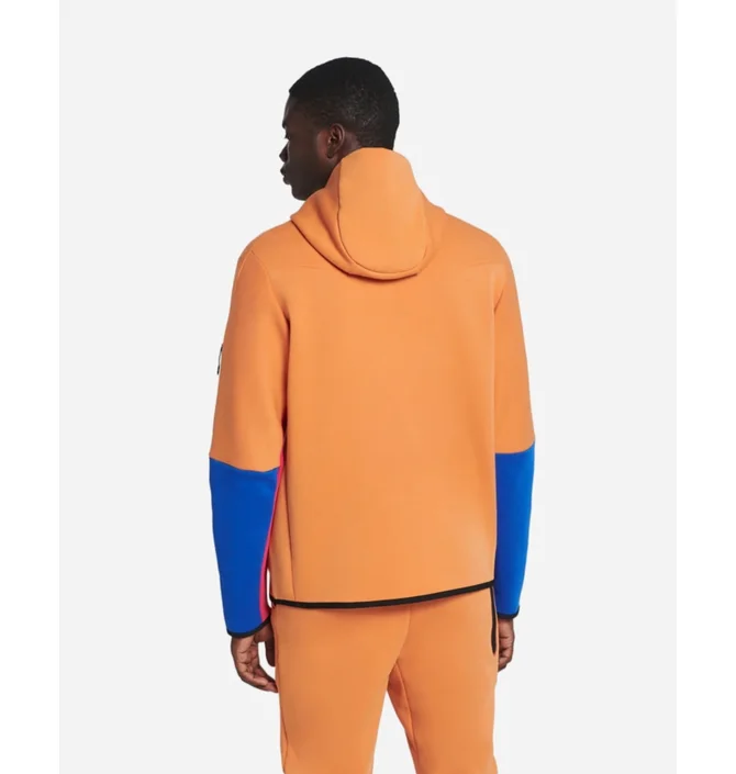 ᐉ Олимпийка мужская Nike Nsw Tech Fleece Full-Zip Hoodie Orange