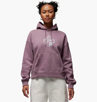 Худі жіноче Air Jordan Brooklyn Fleece Graphic Hoodie Violet FD7154-508