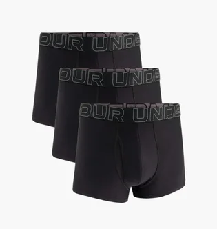 Трусы мужские Under Armour Perf Tech Black (3 шт) 1383882-001