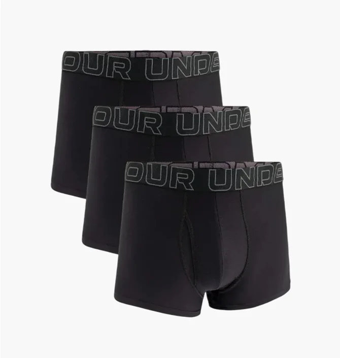 Трусы мужские Under Armour Perf Tech Black (3 шт) 1383882-001
