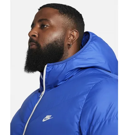 Пуховик чоловічий Nike M Nk Sf Wr Pl-Fld Hd Jkt Blue Dr9605-480