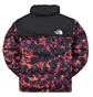 Пуховик унісекс The North Face 1996 Retro Nuptse Marble Camo Print Black/Orange NF0A5IX429K