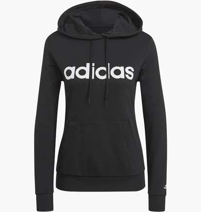 Худи женское Adidas W Lin Ft Hd Black GL0635