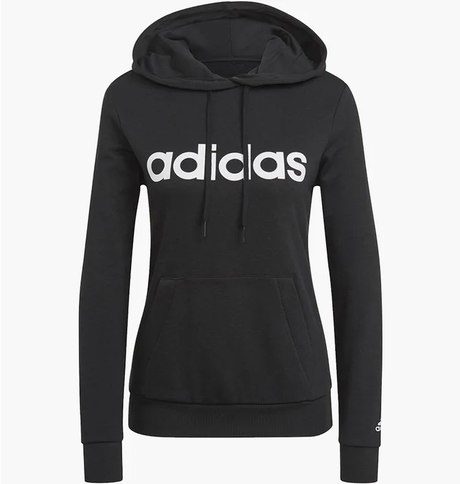 Худи женское Adidas W Lin Ft Hd Black GL0635