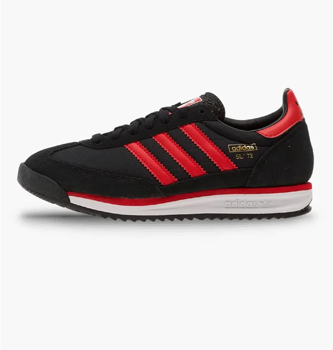 Кроссовки мужские Adidas Sl 72 Rs Black/Red JQ9792