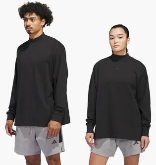 Лонгслив унисекс Adidas Basketball Long Sleeve Tee Black IZ4910