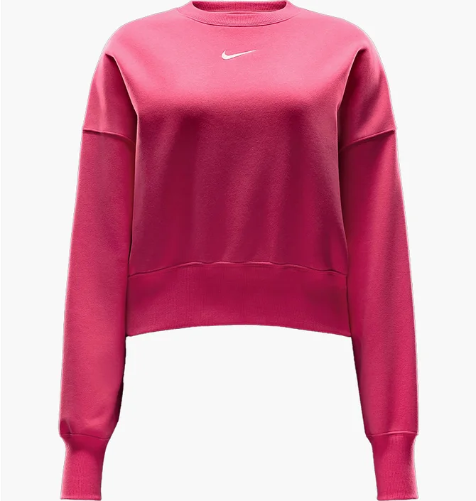 Світшот жіночий Nike Sportswear Phoenix Fleece Over-Oversized Crew-Neck Sweatshirt Pink DQ5761-629