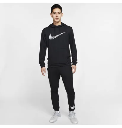 Худі чоловіче Nike Dry Hoodie Po Swoosh Black CJ4268-010
