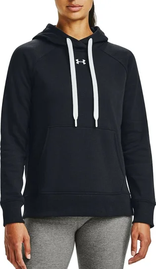 Худи женское Under Armour Rival Fleece Hb Hoodie Black 1356317-001
