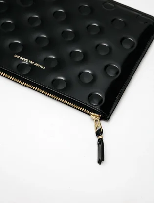 Кошелек женский Comme des Garcons Polka Dots Embossed Black SA5100NE