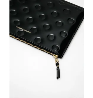 Кошелек женский Comme des Garcons Polka Dots Embossed Black SA5100NE