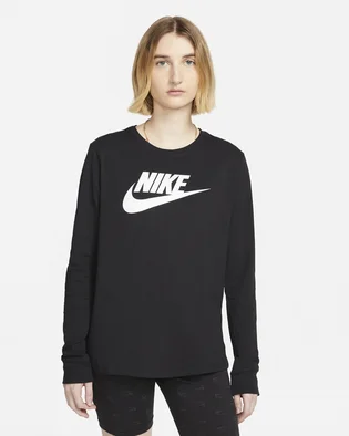Лонгслив женский Nike Sportswear Essentials Black Fj0441-010