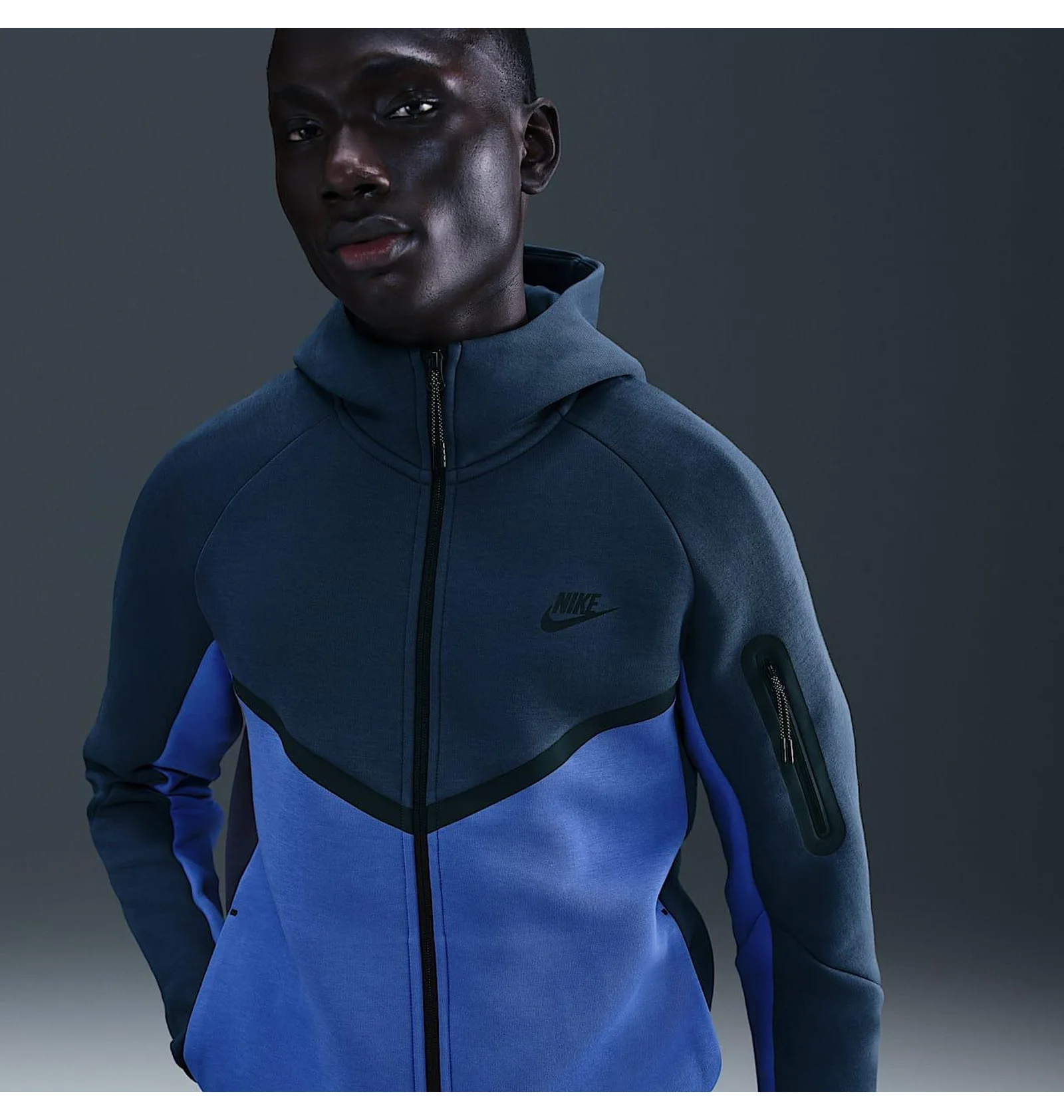 ᐉ Толстовка мужская Nike Tech Fleece Windrunner Blue HV0949-438