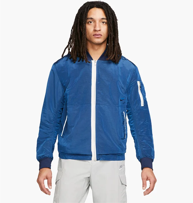 Олімпійка чоловіча Nike Bomber Jacket Blue DM6698-407