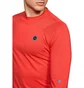 Лонгслив мужской Under Armour Coldgear Rush Mock Long Sleeve Training Top Red 1348052-646
