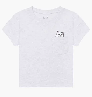 Футболка жіноча RipNDip Lord Nermal Grey RNDSUM25WO7