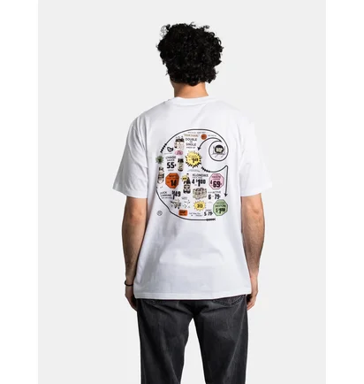 Футболка унісекс Carhartt WIP Catalogue C Logo White I034761.02XX