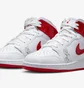 Кросівки дитячі Air Jordan 1 Mid Gs White DR6496-116
