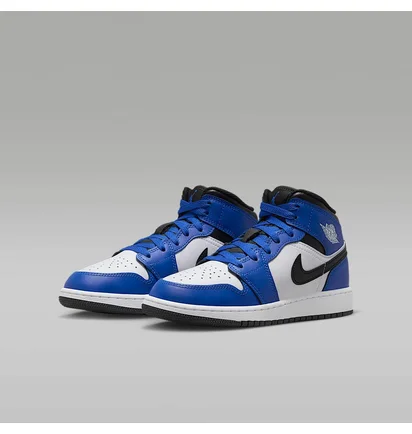 Кросівки дитячі Air Jordan 1 Mid (Gs) Blue/White DQ8423-402