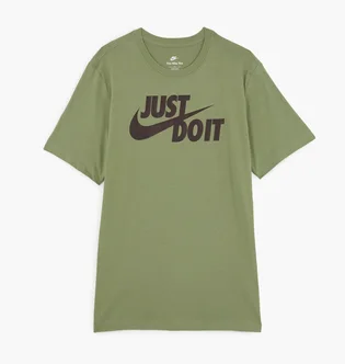 Футболка мужская Nike Tee Shirt Just Do It Olive AR5006-386